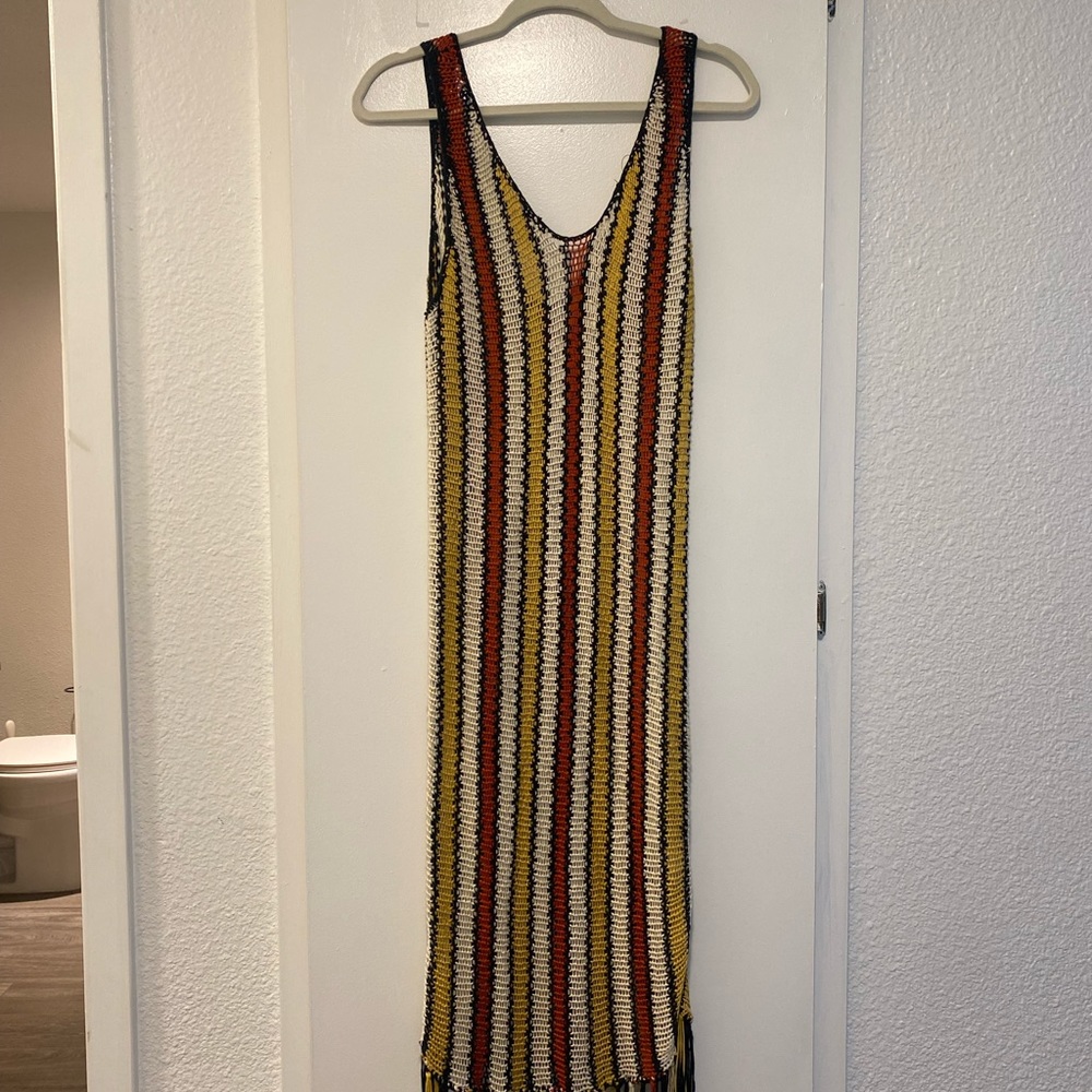 Summer maxi dress bathing suit slip on! Worn once!